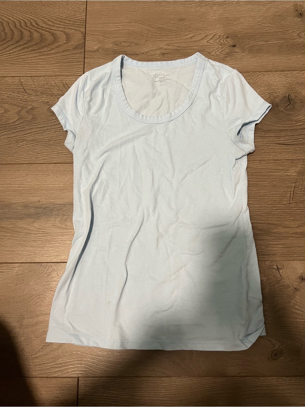 Classic Scoop Neck Women's Tee - Light Blue